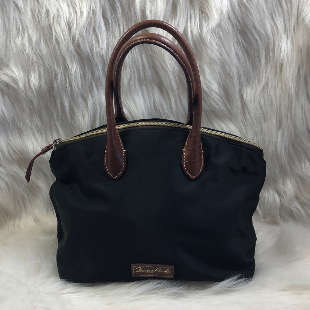 Authentic Dooney & Bourke Black Nylon Satchel
